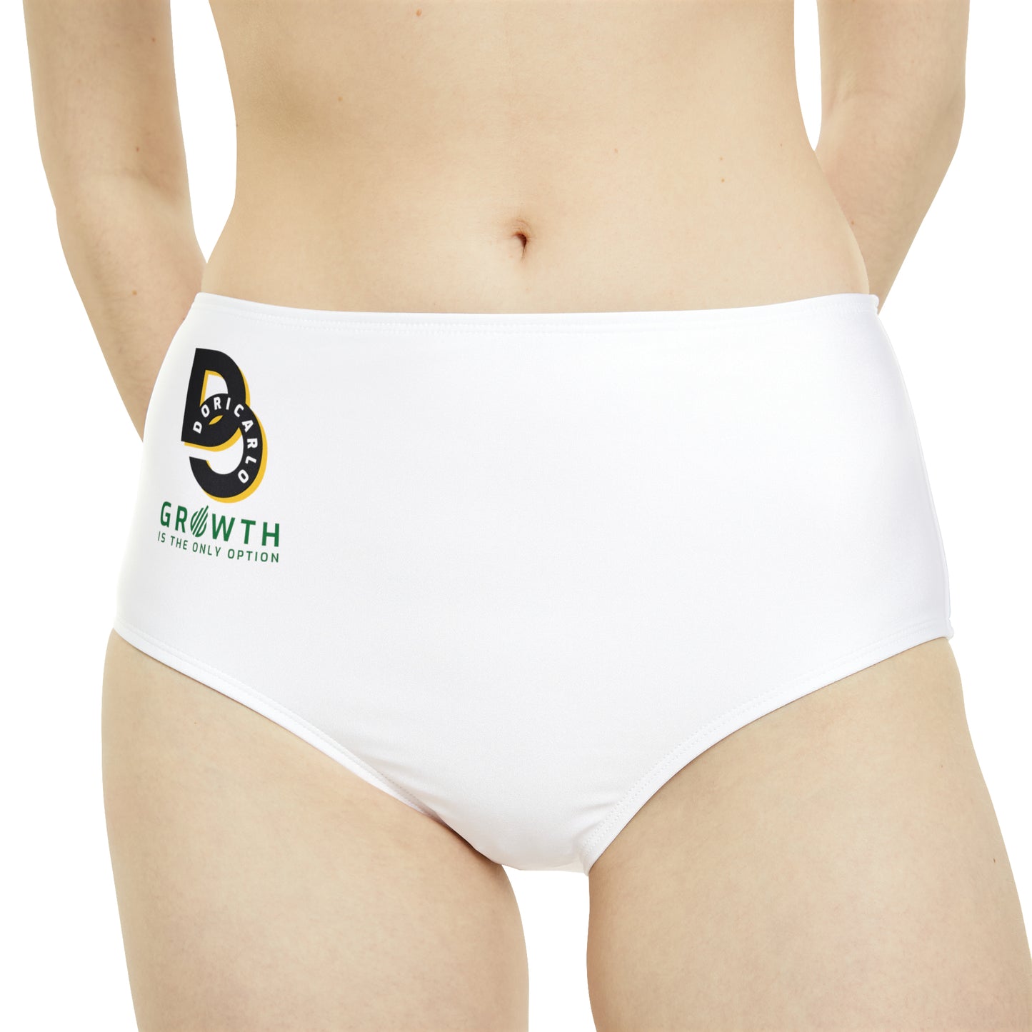 High-Waist Hipster Bikini Bottom (AOP)