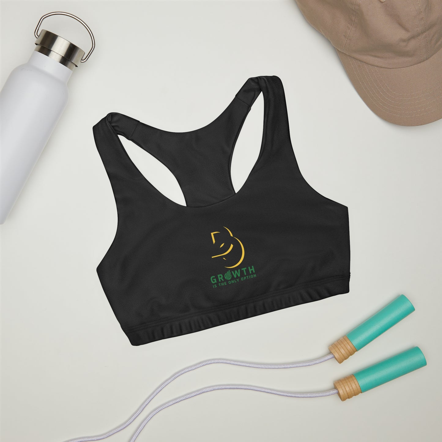Girls' Double Lined Seamless Sports Bra (AOP)