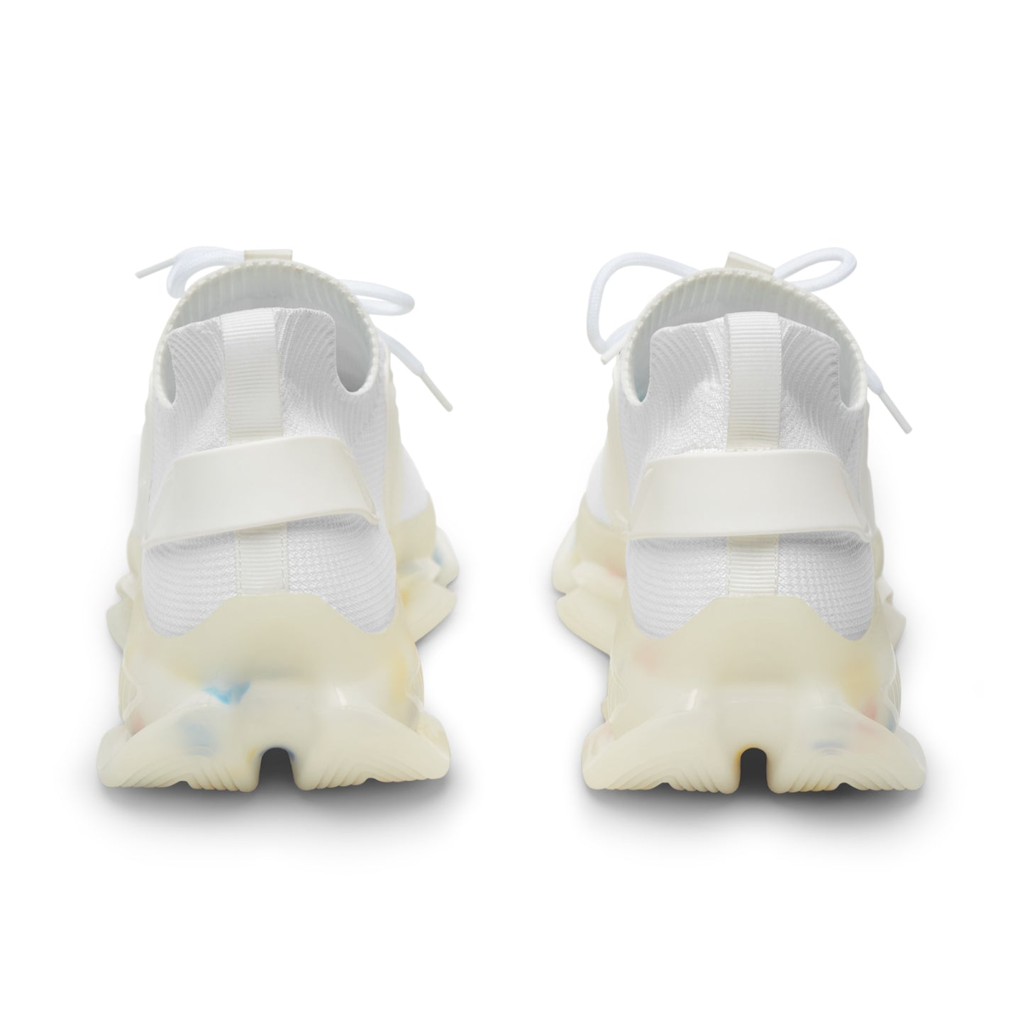 Red White blue icon Men's Mesh Sneakers